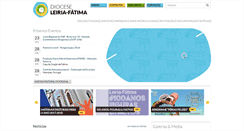 Desktop Screenshot of leiria-fatima.pt